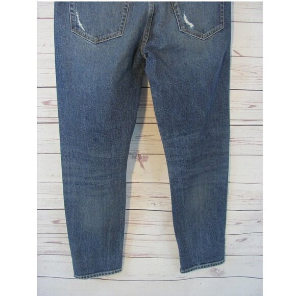 Lucky Brand Jeans Womens Sz 6/28 Straight Leg Mid Rise Med. Wash Distressed NWOT - Picture 5 of 10
